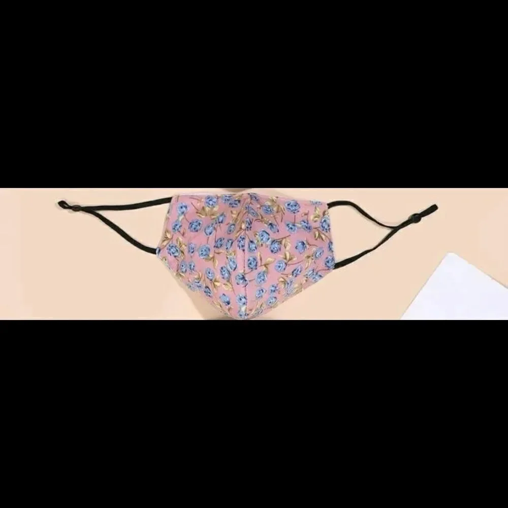 Floral Patterned Face Mask